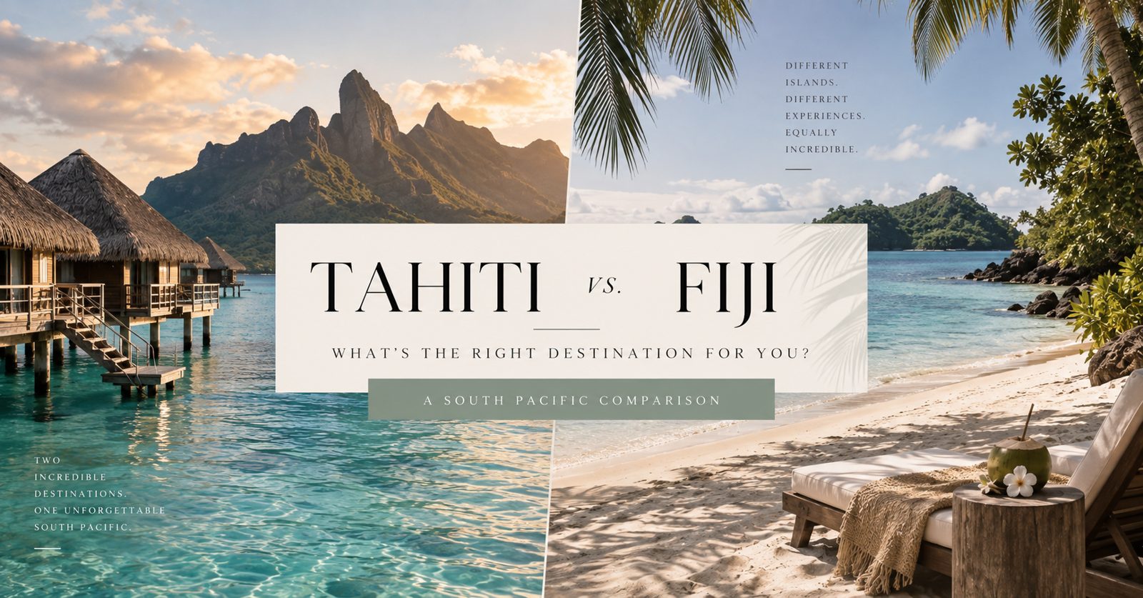 Tahiti vs. Fiji: Which South Pacific Destination Is Right for You?